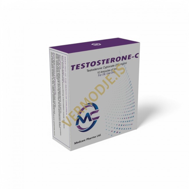 Testosterone-C Medcare Pharma - 10amps (250mg/ml)